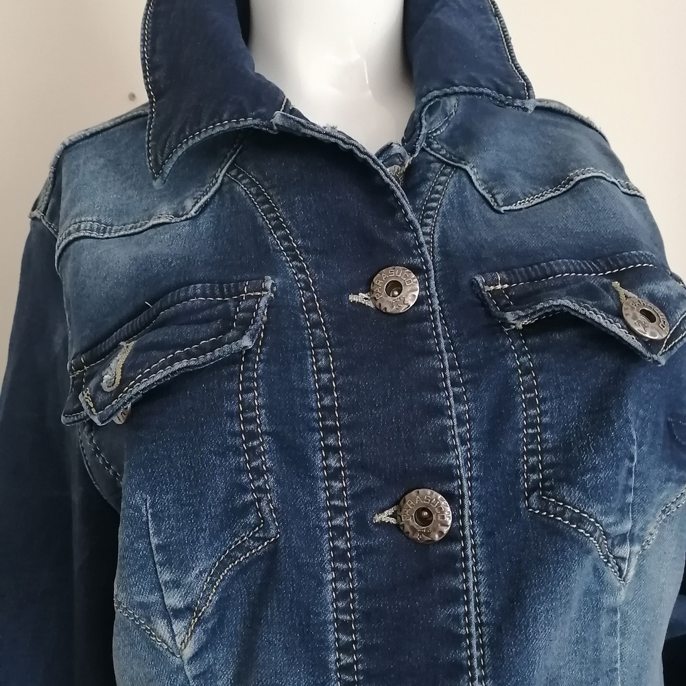 Parasuco Dark Blue Jean Jacket - Picture 3 of 7